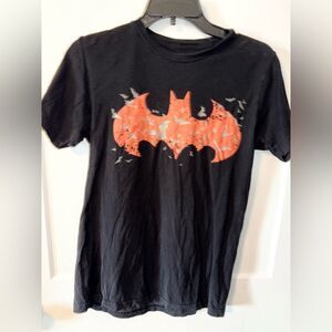 Batman Kids Shirt - Black and Orange